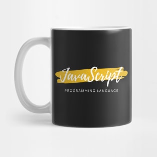 JavaScript Programming Language Paint Smear Mug